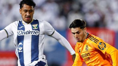 ريال مدريد يتقدم على ليغانيس في الشوط الأول
